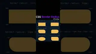 CSS(Cascading Style Sheets)border radius #css#M.coding #borderradius #shorts#coding #languageskills