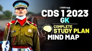 CDS 1 2023 Exam GK Complete Study Plan & Mind Map