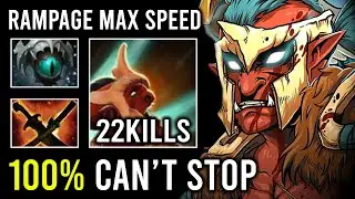 100% Can't Kill Perma Root Rampage Brutal Battle Trance Max Attack Speed Carry Troll Warlord Dota 2