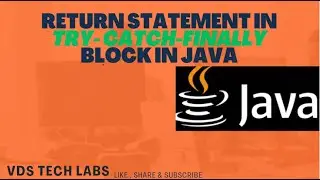 #java #javaprogramming Return Statement in Try Catch Finally Block in Java