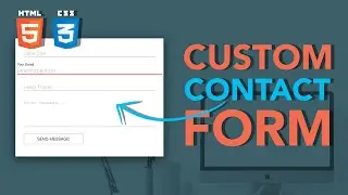 Design Contact Form HTML & CSS #withme