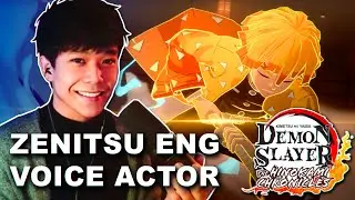 ZENITSU's ENG Voice Actor Plays: DEMON SLAYER Game (FUNNY MOMENTS)