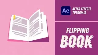 Book Page Flip Animation - After Effects Tutorial #8