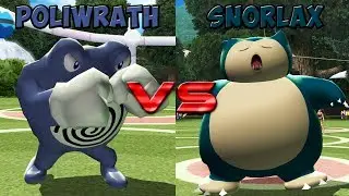 Pokemon battle revolution - Poliwrath vs Snorlax