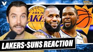 Lakers-Suns Reaction: Durant & Phoenix BLOW OUT LA, what's wrong with LeBron James? | Hoops Tonight