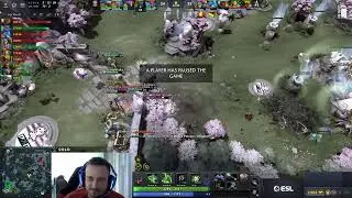 A bad crash timing dota -  Aster vs 9pandas