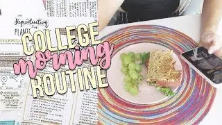 COLLEGE MORNING ROUTINE 2018 | Reese Regan