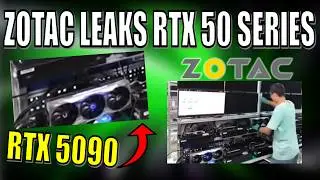 RTX 5090 LEAKED by Zotac, GPU Caught Being Tested At Factory