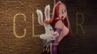 Jessica & Roger Rabbit face Judge Dooms dip - Who Framed Roger Rabbit Commodore Amiga game vs movie