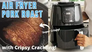 Crispy Air Fryer PORK LOIN ROAST (IN 60 SECONDS!)