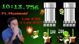 Super Mario Bros. Co-op in 10:13.756 (ft. Maximum and Niftski)