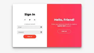 How to Build a Login & Sign Up Form with HTML, CSS & JavaScript