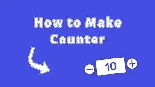 How to Make Counter | with #javascript