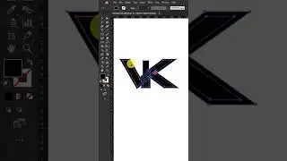 VK letter logo design in adobe illustrator|#shortvideo #youtubeshorts  #viral #logodesign #sgraphics