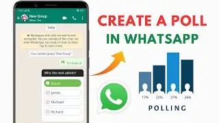 Create a Voting Poll or Survey in WhatsApp 🗳️📊👩‍👧‍👧