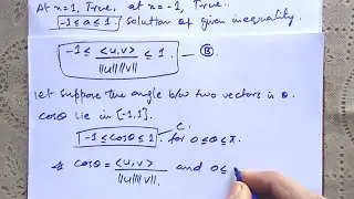 Concept Of Angle And Orthogonality In Inner Product Spaces (With Examples) |Formula Foundation|