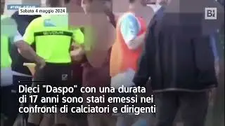 Caserta, violenta rissa durante la finale play-off: 17 anni di Daspo