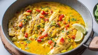 Sea Bass With Coconut Milk