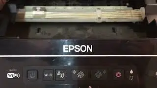 Epson L385 all lights blinking error cannot print scan copy fixed part #01