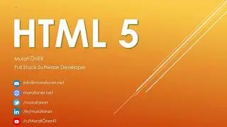 HTML5 Nedir, nasıl çıktı, tarihçesi nedir, kim çıkardı? Html Dersleri #1