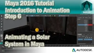#6 How to Animate a Solar System in Maya 2016 | Animation Tutorial