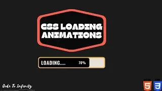 BEST CSS LOADING ANIMATION ON CODEPEN || CSS LOADERS ||  CODE TO INFINITY