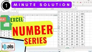 How to fill automatic Repeating Number Series Sequence in Excel |  Microsoft Excel | Number Series