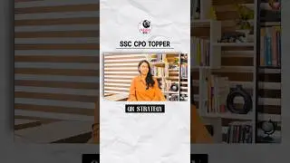 SSC CPO TOPPER GK STRATEGY