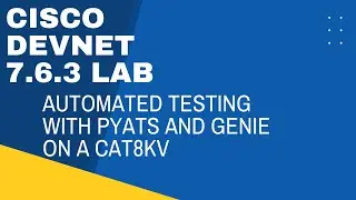 763a automated testing using pyats and genie with cloud router