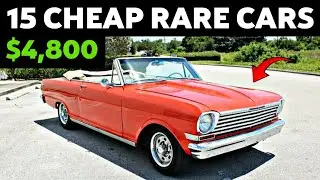 Every Collector's Dream: 15 Classic Cars For Sale Under $10,000