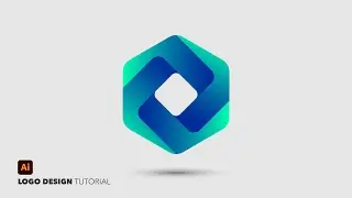 Hexagon logo Design Process in  Adobe illustrator 2022 (A to Z)