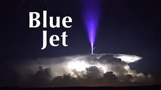 Amazing Blue Jet Over Texas !!!