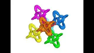 Molecular 3D chainmail COFs