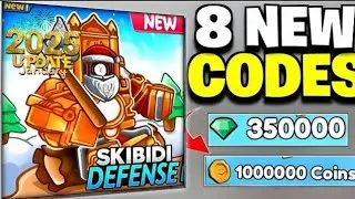 🎄🎁NEW YEAR CODES🎄🎁 SKIBIDI TOWER DEFENSE CODES 2025 | JANUARY 2025 | ROBLOX SKIBIDI TOWER DEFENSE