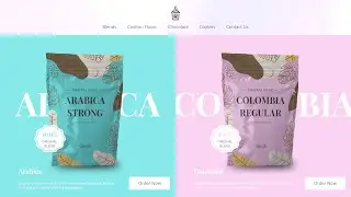 Coffee Website Hover Effect In Adobe Xd / Adobe Xd Tutorial