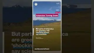 Antarctica Turning Green 