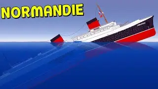 The SS Normandie is SINKING ◉ Sinking Simulator