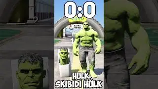 HULK vs SKIBIDI TOILET HULK in GTA 5! (BATTLES) #shorts