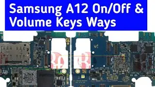 SM-125 On Off button ways | Samsung A12 on off button ways | A12 Volume keys ways