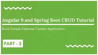 03 Angular 9 and Spring Boot CRUD Tutorial - Create model class and setup the database table