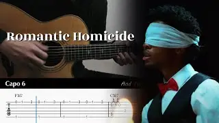 Romantic Homicide - d4vd - Fingerstyle Guitar TAB Chords