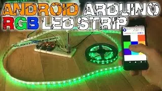 Bluetooth LED strip arduino control Android App