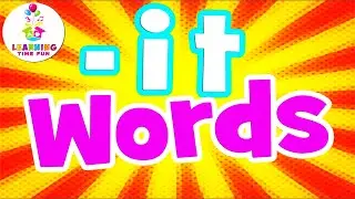 -IT Words for Kids | Read -IT Words for Children (Word Family Series)