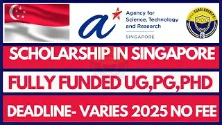 How to Apply for Singapore International Graduate Award (SINGA) 2025 Fully Funded PhD Opportunities