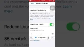 How to reduce loud sounds on iPhone | #shorts #apple #iphone13 #iphone12
