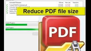 Reduce the file size of your scanned PDF files on your file server