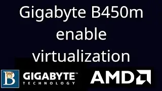 AMD B450m Gigabyte Virtualization -  Enable virtualization in AMD Bios