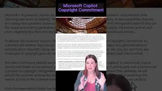 Microsoft's Commitment to Copyright Protection when using Copilot #copilot   #generativeai  #M365