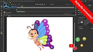 How To Make Butterfly Animation | 2D Animation Courses Online | Adobe Animate Hindi Tutorial