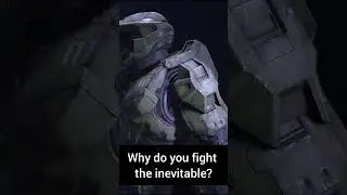 Master Chief Tries to Delete The Weapon Cutscene